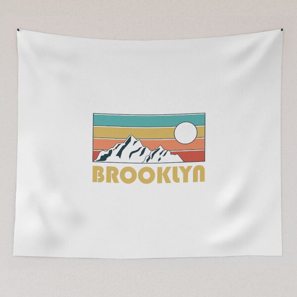 Item preview, Brooklyn Retro Vintage - Brooklyn New York Mountain Souvenir - Gift - Hometown - Hiking - Nature designed and sold by HappyTees Lab.