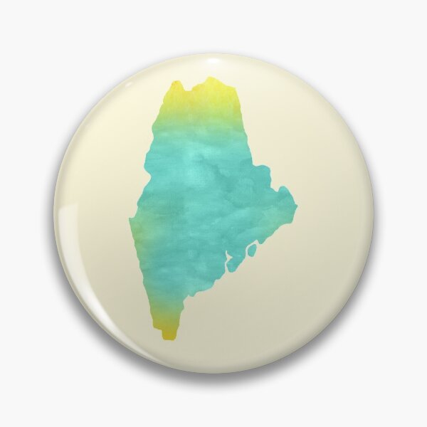 Item preview, Maine Watercolor Travel Cute Southern designed and sold by sharedipmemes.