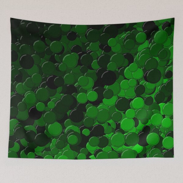 Item preview, Green Bubbles designed and sold by MathenaArt.