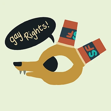 Artwork thumbnail, Gay Rights! by Saydee Nye-Fox