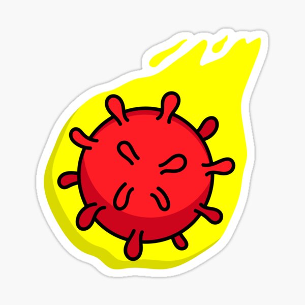 Meteor Virus Sticker