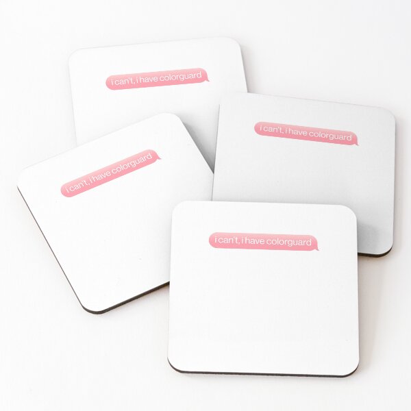 Item preview, I Can't I Have Colorguard Pink iMessage Cute designed and sold by sharedipmemes.