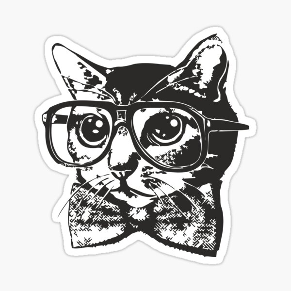 Item preview, Nerd Cat designed and sold by VicFreedomind.