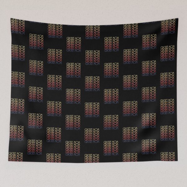 Item preview, Cricket Mom Vintage Sunset Retro Colors Graphic Design designed and sold by Jennifer Church.