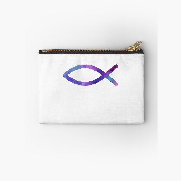 Item preview, Jesus Fish God Christian Purple Watercolor designed and sold by sharedipmemes.