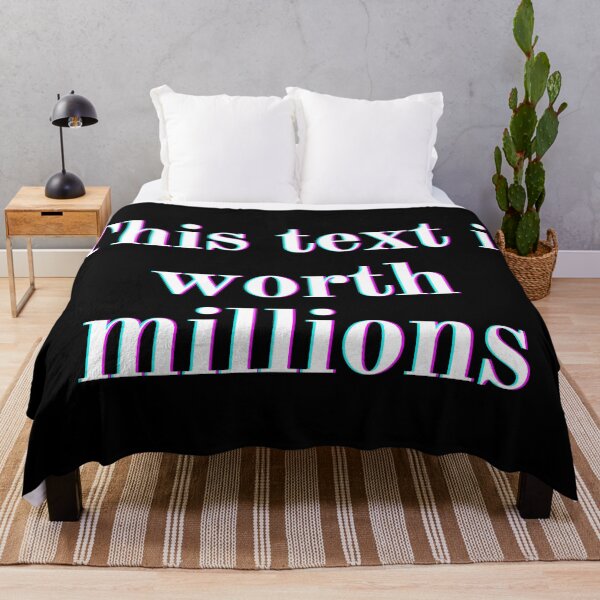 Item preview, This text is worth MILLIONS designed and sold by CecileMJ.