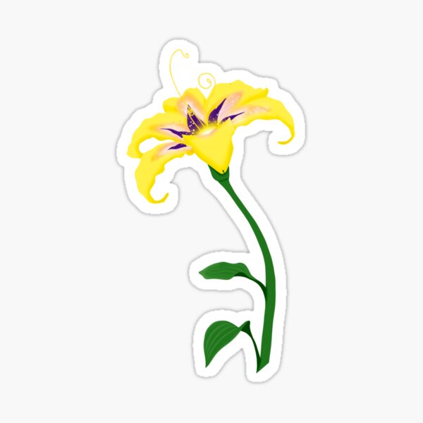 Download Tangled Flower Stickers Redbubble
