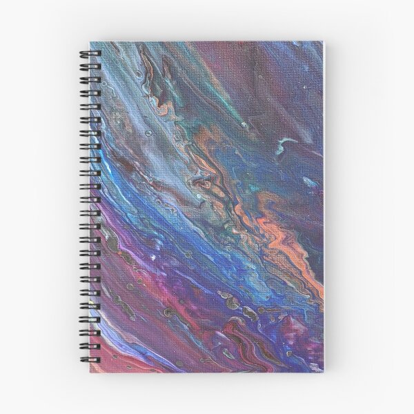 Item preview, Purple, Magenta, Blue, Orange Space Nebula Abstract Acrylic Art designed and sold by snowpinecone.