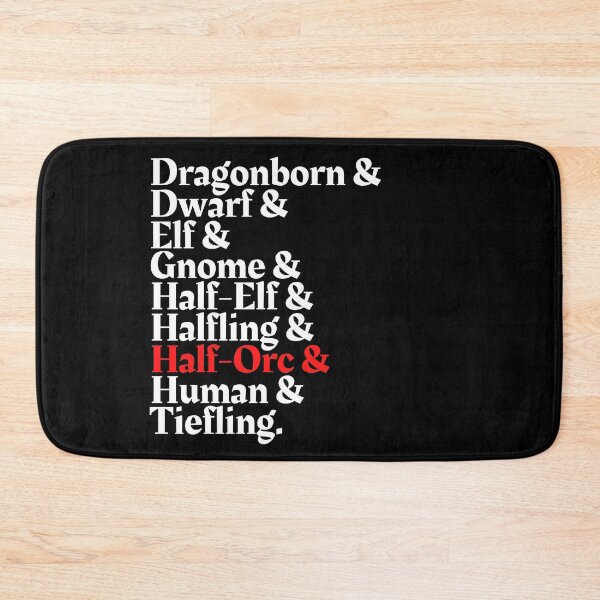 Item preview, I'm The Half Orc! - DnD All Race Print designed and sold by ToplineDesigns.
