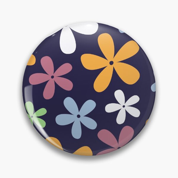 Item preview, Floral daisy colorful pattern designed and sold by drosostalitsa.