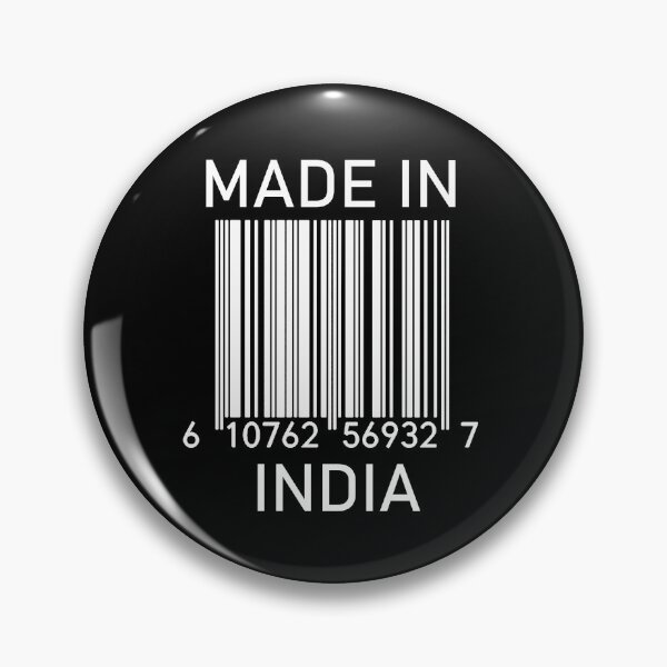 Artikelvorschau, MADE IN INDIA Barcode entworfen und verkauft von RandomStuffShop.