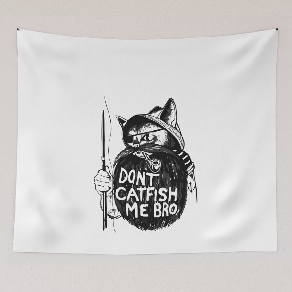 Item preview, Don't catfish me bro designed and sold by VicFreedomind.