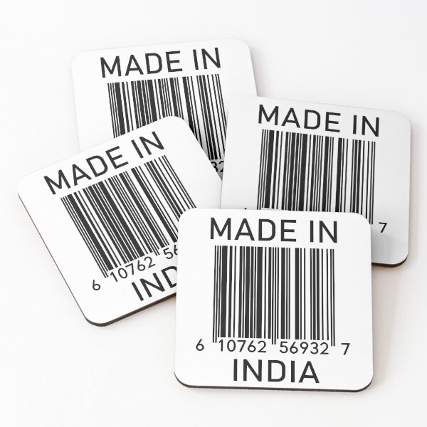 Artikelvorschau, MADE IN INDIA Barcode entworfen und verkauft von RandomStuffShop.