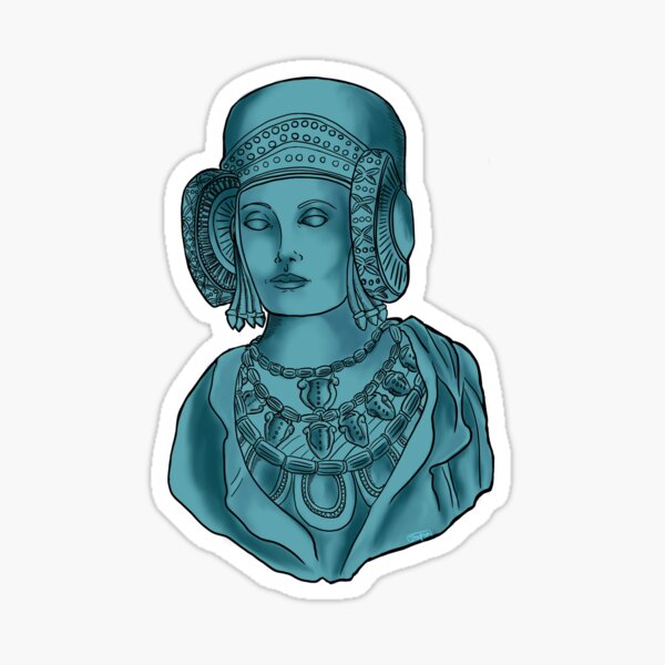 Lady of Elche Sticker