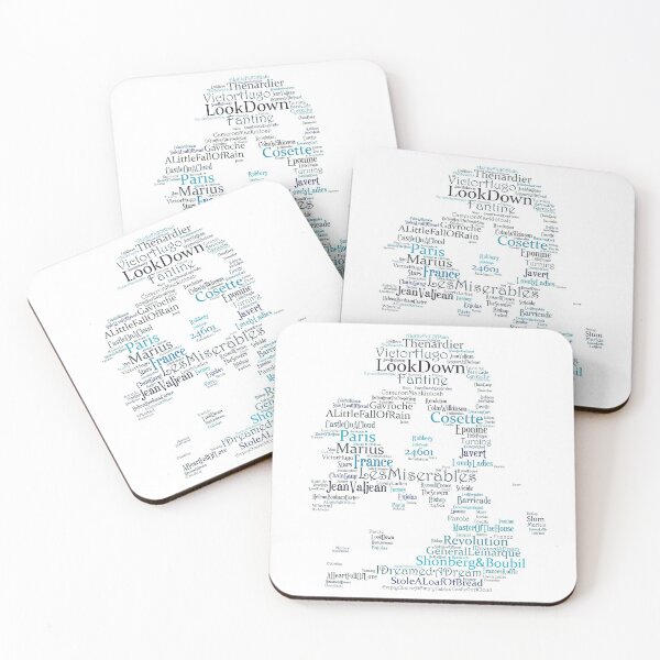 Item preview, Les Miserables Word Cloud Art designed and sold by giftus.