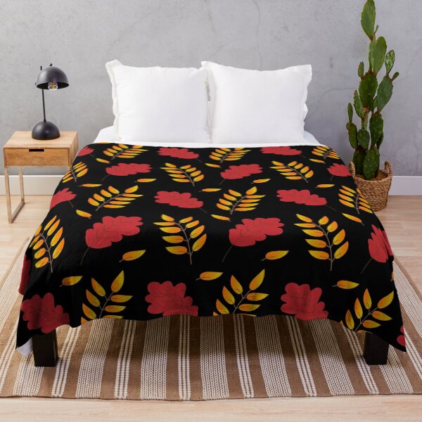 Item preview, Orange Red and Yellow Autumn Leaves designed and sold by Orchyd.