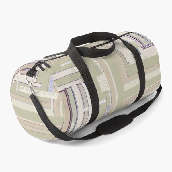 Item preview, Metaphysical Oatmeal Taupe Sage geometric techy graphic design designed and sold by djrunnels.