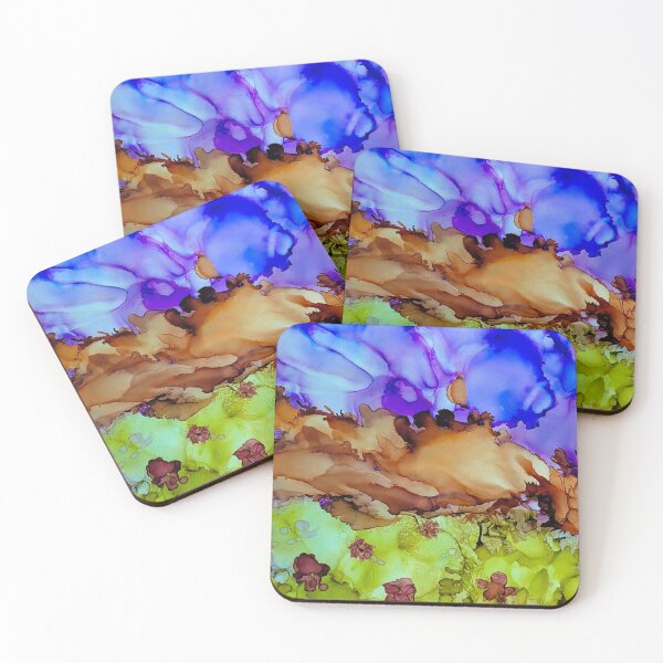 Item preview, Desert at Dusk Alcohol Ink designed and sold by Artfully Abstracted.