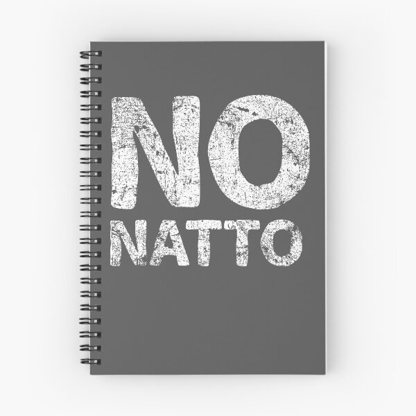 Item preview, No Natto - Japanese English - White designed and sold by PsychicCatStore.