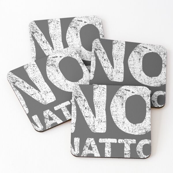 Item preview, No Natto - Japanese English - White designed and sold by PsychicCatStore.