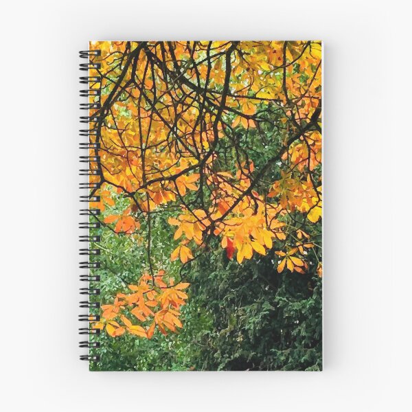Aperçu de l'œuvre Feuilles d'automne lumineuses créée et vendue par DesignsofNote.