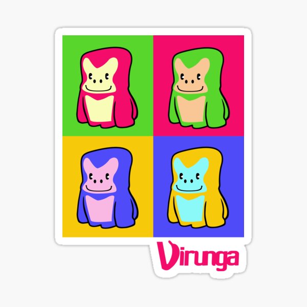 Virunga Pop Art Sticker