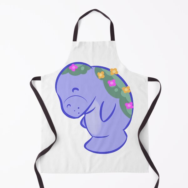 Item preview, Manatee with Flowers designed and sold by ComfyKat.