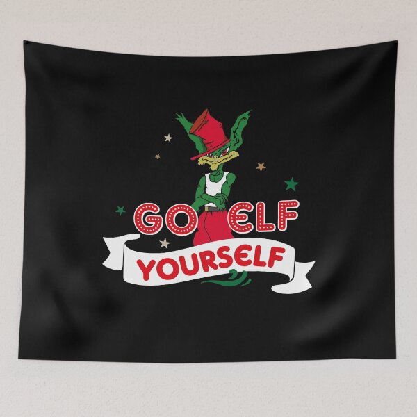 Item preview, Anti Christmas Gnome Troll Elf Funny Saying designed and sold by teeseeds.