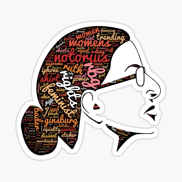 Vista previa del artículo con la obra «Regalos de Ruth Bader Ginsburg RBG, la lucha de RBG por las cosas que te importan», diseñado y vendido por A7med-Design.