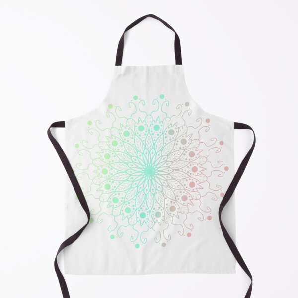 Aperçu de l'œuvre Un mandala coloré sur blanc créée et vendue par tusklik.