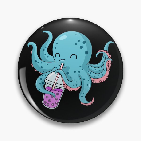 Artikelvorschau, Bubble Tea Geschenk Kinder Octopus Boba Tea Bubble Tea entworfen und verkauft von DSWShirts.
