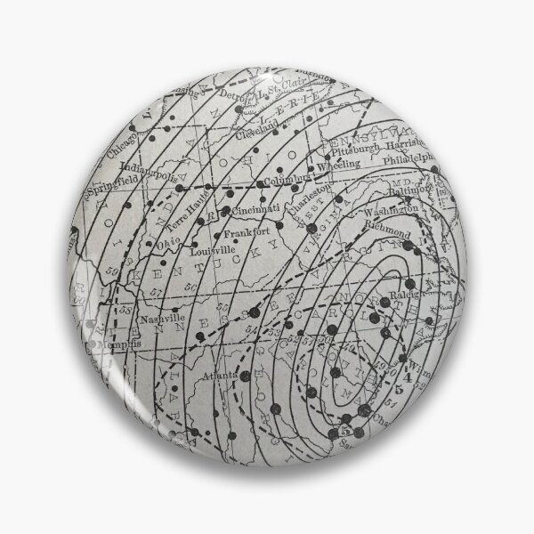 Item preview, 1886 Earthquake Seismic Map, antique vintage drawing designed and sold by djrunnels.