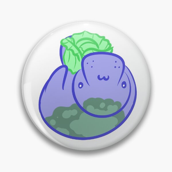 Item preview, Manatee with Cabbage designed and sold by ComfyKat.