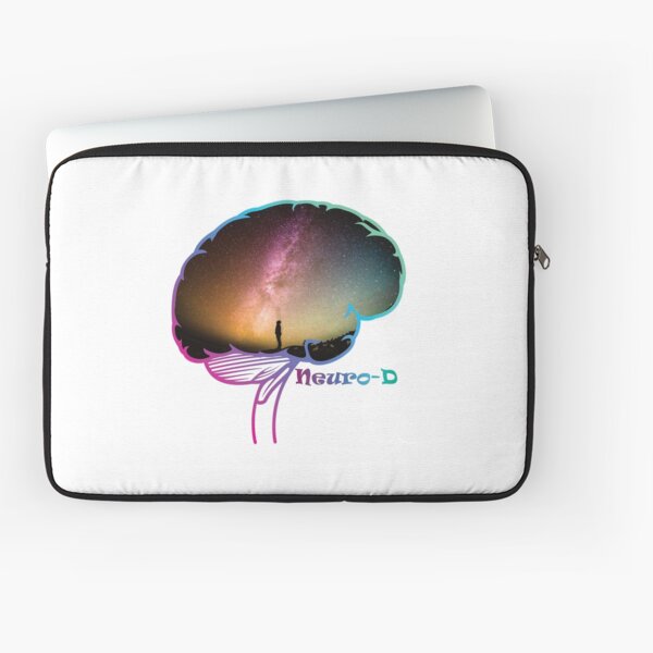 Brainbow small Neuro-D Stargazer Laptop Sleeve