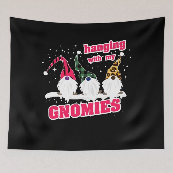 Item preview, Christmas Gnome Funny Saying Gift Hanging Gnomies designed and sold by teeseeds.