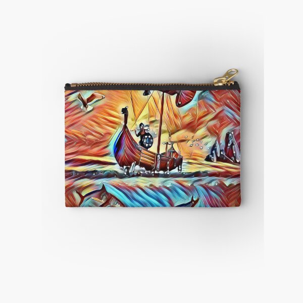 Item preview, viking warrior in a boat designed and sold by PaganGodsOnline.