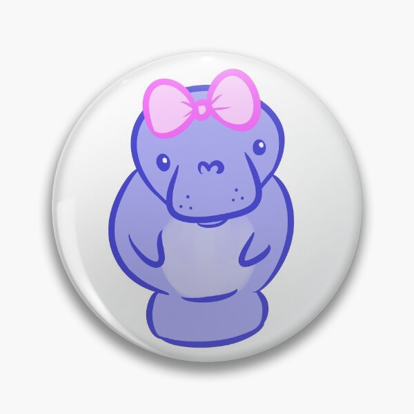 Item preview, Cute Manatee with Bow designed and sold by ComfyKat.