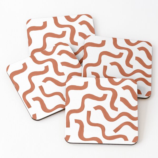 Item preview, Terracotta lines pattern designed and sold by Miss-Belle.