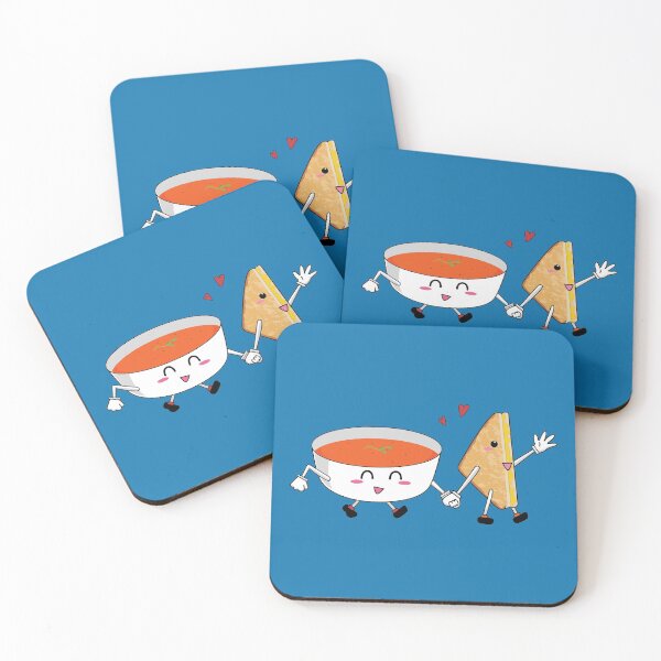 Item preview, Better Together <3 - Tomato Soup & Grilled Cheese designed and sold by ButterflySnow.