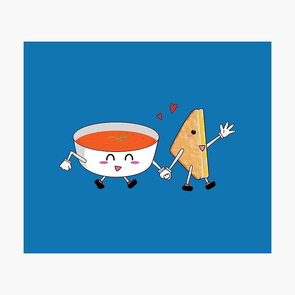 Better Together <3 - Tomato Soup & Grilled Cheese