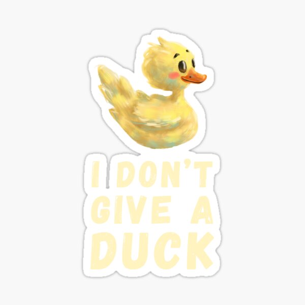 Fuck A Duck Stickers Redbubble - dj duck roblox