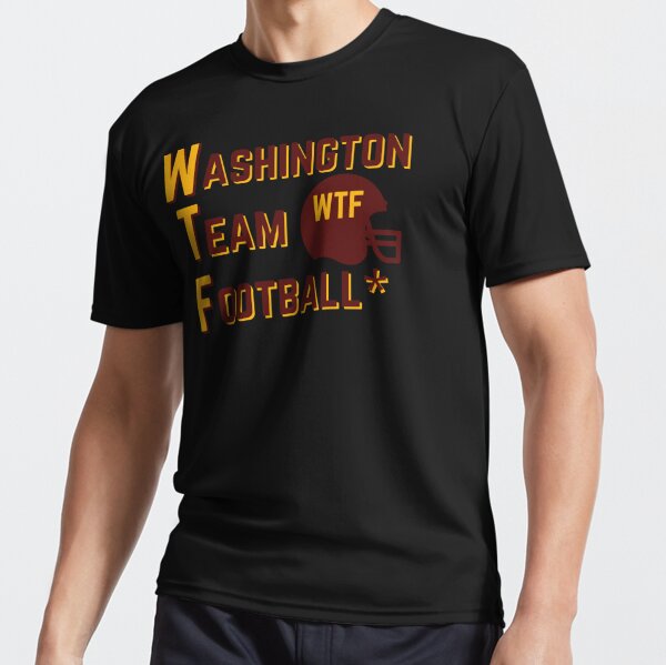 Funny Washington D.C Team Football WTF Retro Vintage Sports Fan Logo T-Shirt