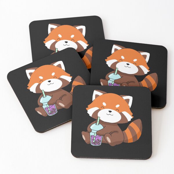 Artikelvorschau, Bubble Tea Geschenk Mädchen Red Panda Boba Tea Bubble Tea entworfen und verkauft von DSWShirts.