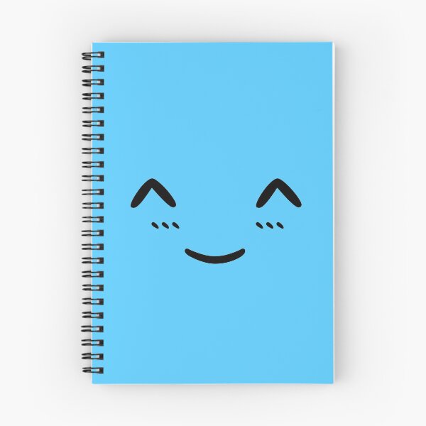Item preview, BLUSHING EMOJI FACE [BLUE] designed and sold by Suazankate.