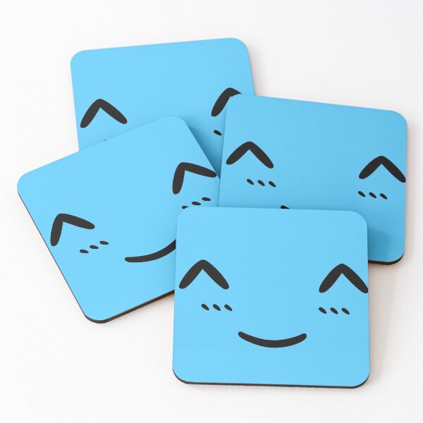 Item preview, BLUSHING EMOJI FACE [BLUE] designed and sold by Suazankate.
