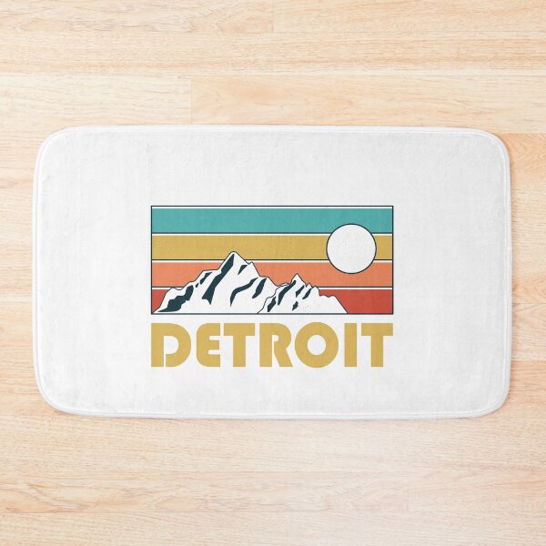 Item preview, Detroit Retro Vintage - Detroit Michigan Mountain Souvenir - Gift - Hometown - Hiking - Nature designed and sold by HappyTees Lab.