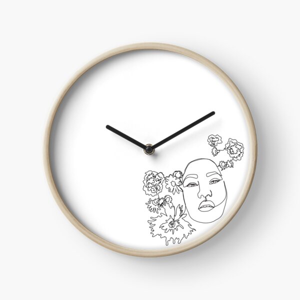 Line art Clock