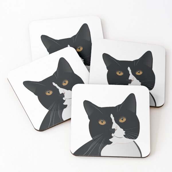 Item preview, A Tuxedo Cat Named Boots designed and sold by DumplingStudios.