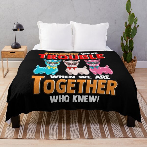 Item preview, Cute Apparently We're Trouble When We Are Together designed and sold by perfectpresents.