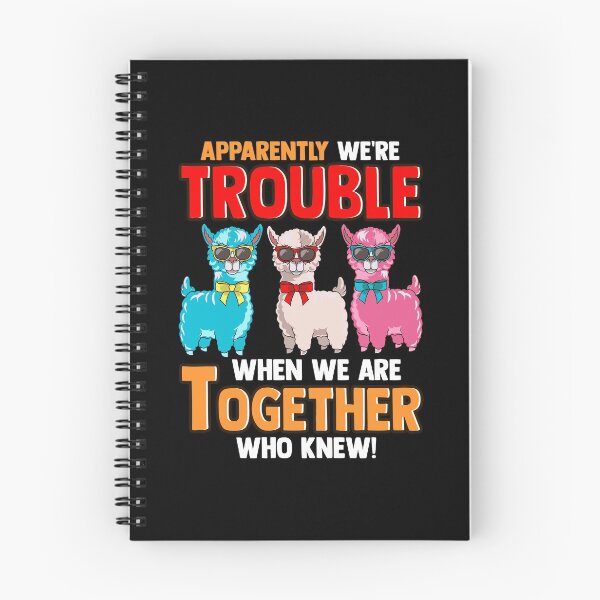 Item preview, Cute Apparently We're Trouble When We Are Together designed and sold by perfectpresents.